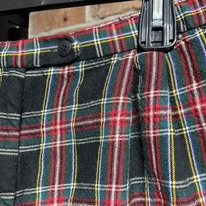Vintage  pleated plaid shorts